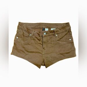 LOW WAIST TWILL SHORTS - FOREVER 21